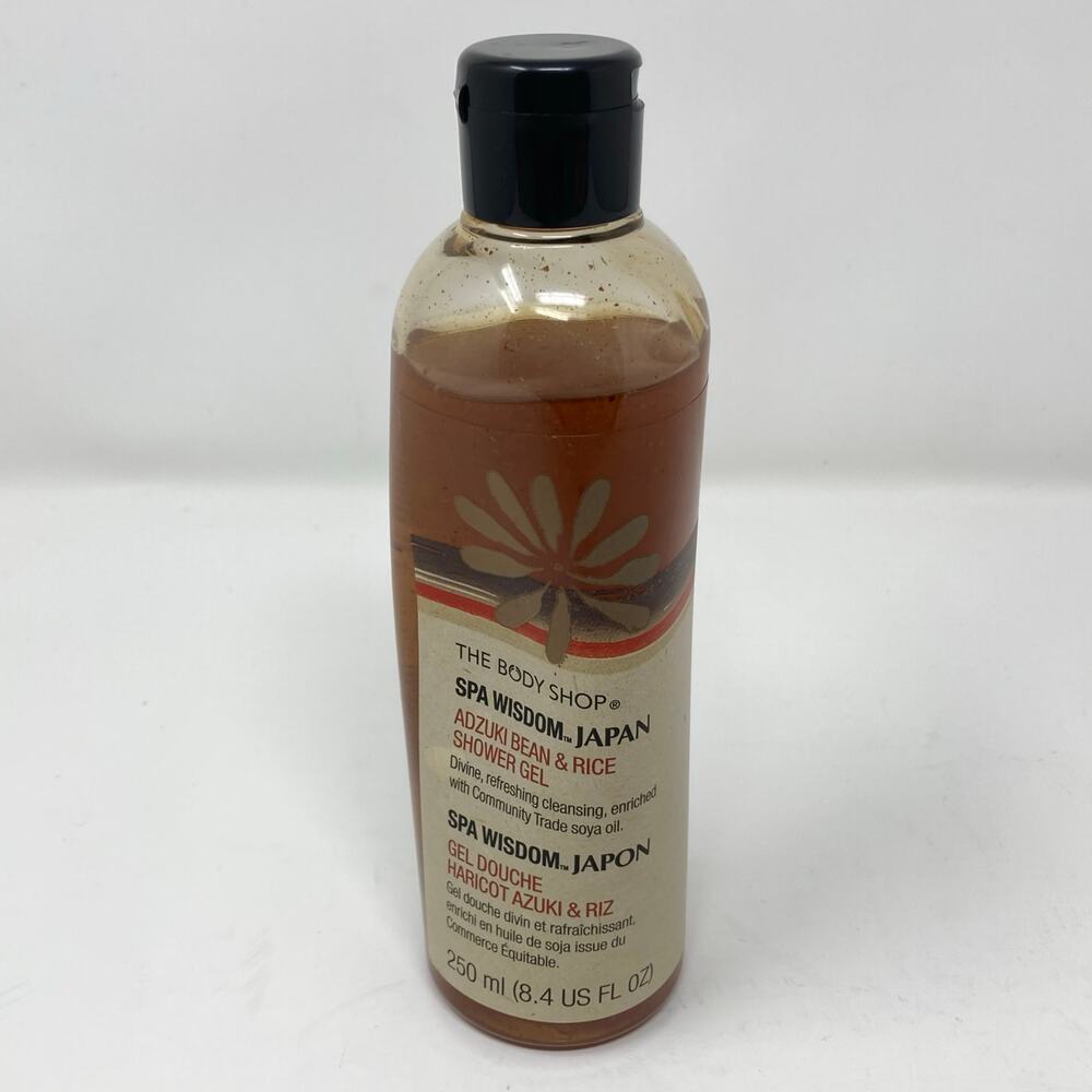 The Body Shop Spa Wisdom Japan Adzuki Bean and Rice Shower Gel 8.4 oz